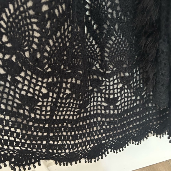 Bebe Elegant Black Long Knitted Duster - Picture 6 of 11